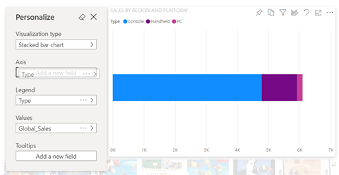 Drag and drop is now supported for personalize visuals