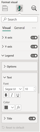 format pane with reduce motion setting