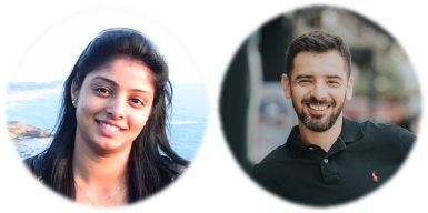 Arthi Ramasubramanian Iyer and Anton Fritz profile pictures